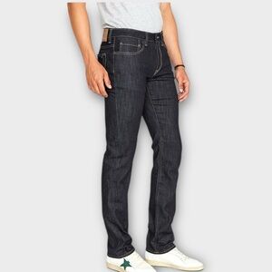 Buffalo David Bitton Jeans: men’s Straight Six 31/32 in Rinsed Blue.